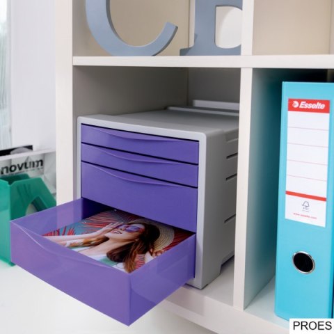 Pojemnik z szufladami Esselte ColourBreeze, zielony 626285