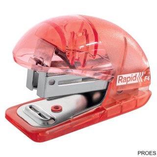 Zszywacz mini Rapid ColourBreeze F4, 10 kartek, 5 lat gwarancji, koralowy 5001531