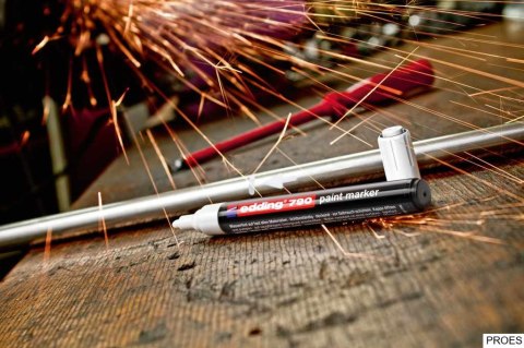 Marker lakierowy okrągła końcówka 2-3 mm niebieski Edding 790/003/N Marker lakierowy okrągła końcówka 2-3 mm niebieski Edding 790/003/N