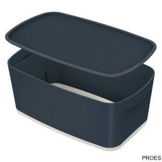 MyBox Cosy mały pojemnik z pokrywką, szary Leitz 52630089