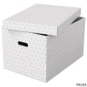 Pudełka domowe do przechowywania, rozmiar L, 3 sztuki, białe Esselte 628286