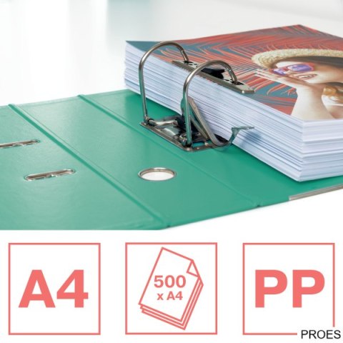 Segregator Esselte No.1 ColourBreeze, 75mm, zielony 626505