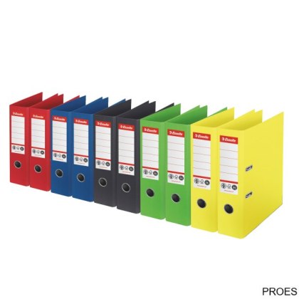 Segregator Esselte No.1 neutralny pod względem emisji CO2, A4, szer. 75 mm, mix kolorów 627571