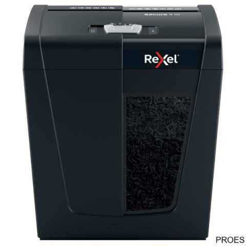 Niszczarka Rexel Secure X10 (P-4), 10 kartek, 18 l kosz, 2020124EU