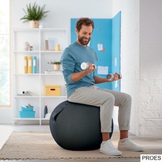 Piłka do siedzenia Leitz Ergo Cosy, szara 52790089