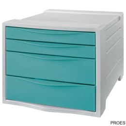 Pojemnik z szufladami Esselte Colour Breeze, niebieski 626284