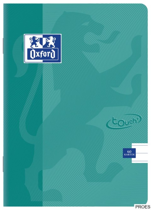 Zeszyt A4 60k, linia z marginesem, OXFORD, TOUCH 400106157 Zeszyt A4 60k, linia z marginesem, OXFORD, TOUCH 400106157