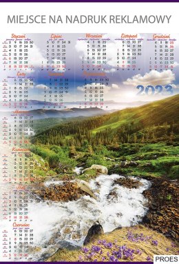 Kalendarz Plakatowy B-1, P03 - OSADA 2024 TELEGRAPH