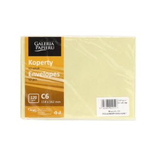 Koperta C6 MILLENIUM kremowy P 120g/m2 (10) 282102