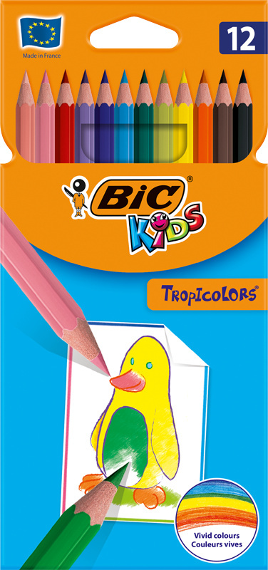 Kredki ołówkowe BIC Kids Tropicolors 83256610