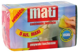 Zmywaki gąbka do zmywania Maxi (5 szt.) MATI 08267