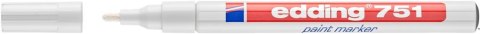 Marker lakierowy 1-2mm 751 biały EDDING końcowka okrągła Marker lakierowy 1-2mm 751 biały EDDING końcowka okrągła