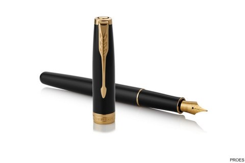 Pióro wieczne (M, stalówka ze stali) SONNET BLACK LACQUER GT PARKER 1931495, giftbox Pióro wieczne (M, stalówka ze stali) SONNET BLACK LACQUER GT PARKER 1931495, giftbox
