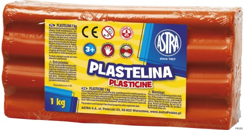 Plastelina Astra 1 kg czerwona, 303111006