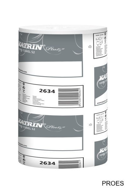 Ręczniki w roli KATRIN PLUS S2 2634/43400 super biały 60m