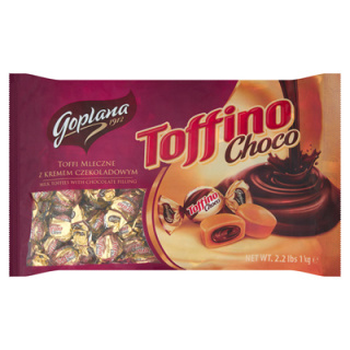 Toffino czekoladowe Toffi mleczne nadziewane 1 kg