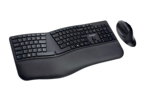 Zestaw bezprzewodowa klawiatura i mysz ergonomiczna Kensington Pro Fit K75406WW