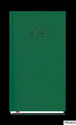 Terminarz Kieszonkowy 90x165mm 2024 - ciemno zielony Michalczyk i Prokop T-231V-Z2