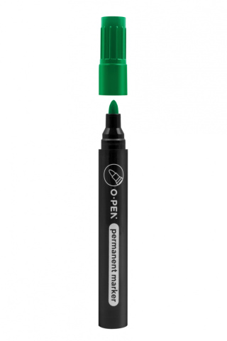 Marker permanentny okrągły G927B zielony AMA0927946 OPEN
