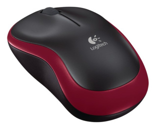 Mysz bezprzewodowa LOGITECH optyczna M185 czarno-czerwona 910-002240