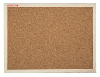 Tablica korkowa MEMOBE, rama drewniana, 150x120 cm MTC150120.00.01.51