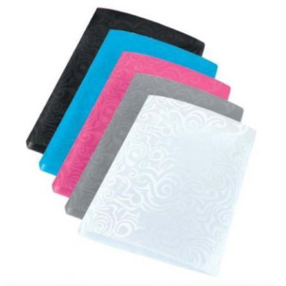 Teczka A4 z dociskiem TAI CHI srebrna 0410-0076-12 PANTA PLAST (X)