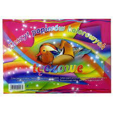 Zeszyt pap.kolorowych tęczowych A4-8k 00793 KRESKA