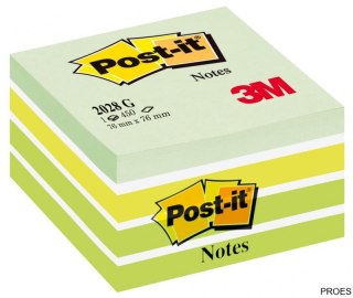 Bloczek 3M POST-IT 2028-G 76x76mm zielony 450k FT510093238