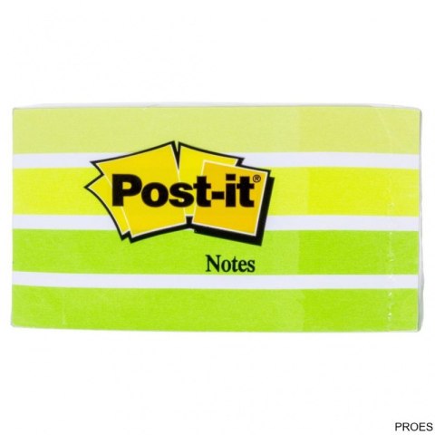 Bloczek 3M POST-IT 2028-G 76x76mm zielony 450k FT510093238