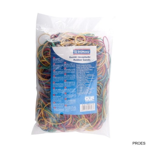 Gumki recepturki 0.5kg 60mm DONAU 7785001-99 Gumki recepturki 0.5kg 60mm DONAU 7785001-99