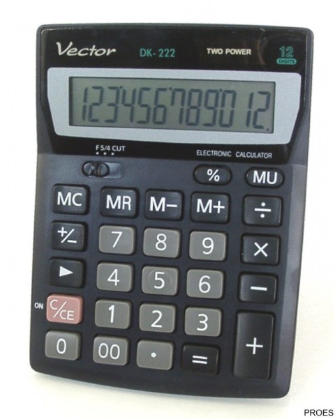 Kalkulator VECTOR DK-222 12p Kalkulator VECTOR DK-222 12p