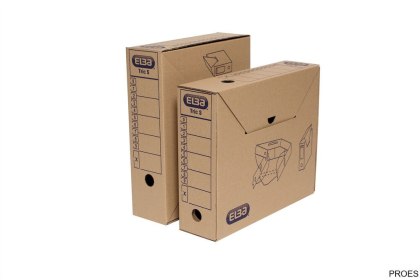 Karton archiwizacyjny TRIC S szerokość 9,5cm brązowy ELBA 100552625