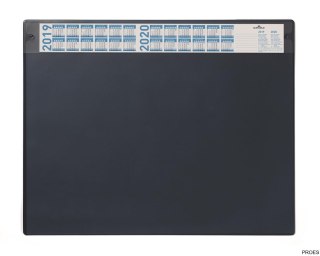 Podkład na biurko z okł. przezr. i kalend. 65 0x520mm granat 720507 DURABLE