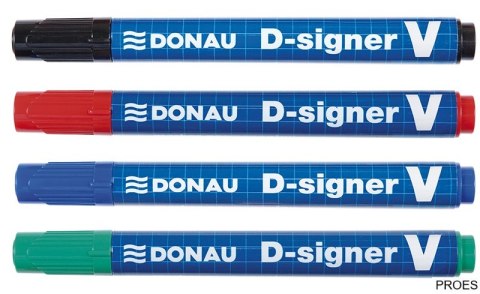 Marker per.D-SIGNER V ści.czar ny 7371001-01PL DONAU Marker per.D-SIGNER V ści.czar ny 7371001-01PL DONAU