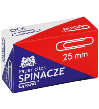 Spinacz R25 mm GRAND okrągły 10op x 100sztuk 110-1658