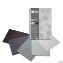 Blok Deco Grey A4, 170g, 20 ark, 5 kol. tonacja szara, Happy Color HA 3717 2030-082