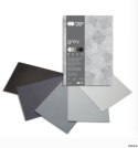 Blok Deco Grey A4, 170g, 20 ark, 5 kol. tonacja szara, Happy Color HA 3717 2030-082