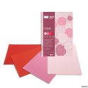 Blok Deco Rose A4, 170g, 20 ark, 4 kol. tonacja różowo-czerwona, Happy Color HA 3717 2030-062