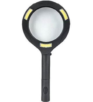 Lupa szklana GRAND LED GR-L01 z podswietleniem + szkło powiekszajace 120-1961