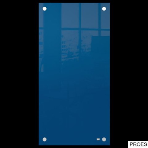 Mała podłużna szklana tablica suchościeralna Nobo Home 300x600mm, niebieska 1915607 Mała podłużna szklana tablica suchościeralna Nobo Home 300x600mm, niebieska 1915607