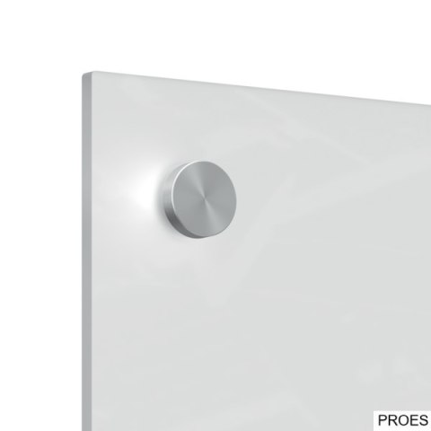 Mała podłużna szklana tablica suchościeralna Nobo Home 300x900mm, biała 1915604 Mała podłużna szklana tablica suchościeralna Nobo Home 300x900mm, biała 1915604