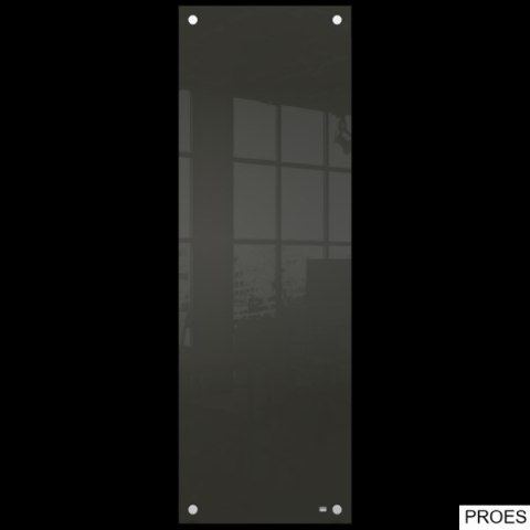 Mała podłużna szklana tablica suchościeralna Nobo Home 300x900mm, czarna 1915610 Mała podłużna szklana tablica suchościeralna Nobo Home 300x900mm, czarna 1915610