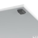 Mała podłużna szklana tablica suchościeralna Nobo Home 300x900mm, czarna 1915610