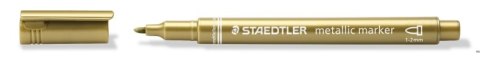 Marker metaliczny Metallic marker, okrągła końcówka, złoty, Staedtler S 8323-11 Marker metaliczny Metallic marker, okrągła końcówka, złoty, Staedtler S 8323-11