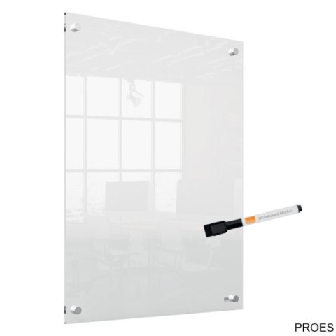 Tablica akrylowa suchościeralna do zawieszania na ścianie Nobo Home 600x450mm 1915621 Tablica akrylowa suchościeralna do zawieszania na ścianie Nobo Home 600x450mm 1915621