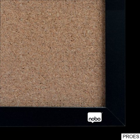 Tablica korkowa Nobo z czarną ramą, 585x430mm 1903776 Tablica korkowa Nobo z czarną ramą, 585x430mm 1903776
