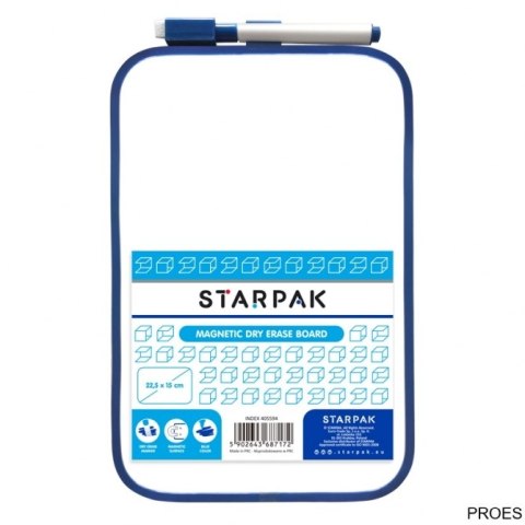 Tablica suchościeralna z pisakiem 405594 STARPAK Tablica suchościeralna z pisakiem 405594 STARPAK