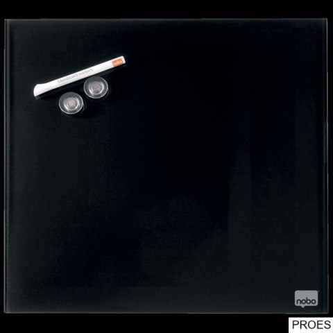 Tablica szklana NOBO Diamond Glass czarna 450x450 1903951