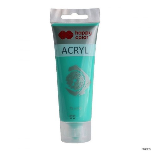 Farba akrylowa 75 ml, szmaragdowy, Happy Color HA 7370 0075-55 Farba akrylowa 75 ml, szmaragdowy, Happy Color HA 7370 0075-55