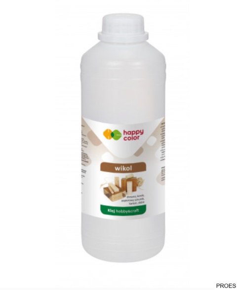 Klej Wikol premium, butelka 500g, Happy Color HA 3420 0500 Klej Wikol premium, butelka 500g, Happy Color HA 3420 0500